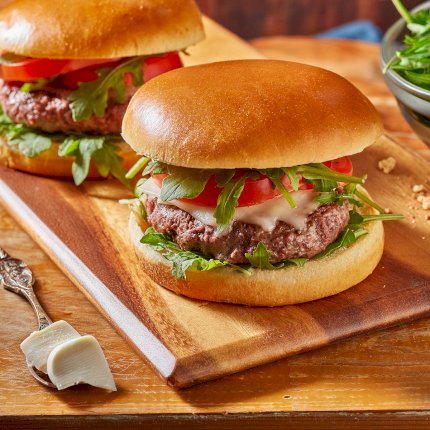 Goat Cheese and Rocket Burger