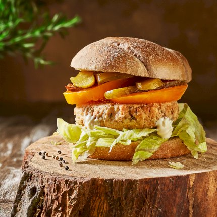 Vegan Chickpea and Sweet Potato Burger