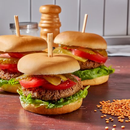 Vegan Lentil Burger